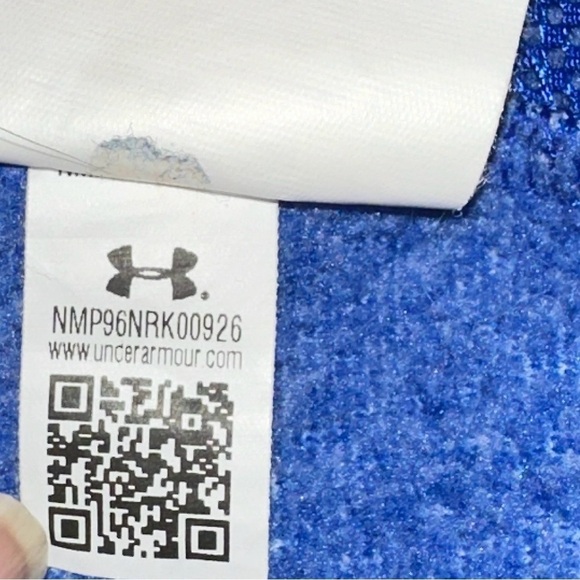 Under‎ Armour Mens Loose Coldgear Royal Performance Fleece Size Medium Blue - Picture 6 of 11